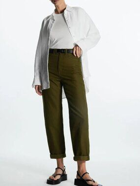 COS Tapered-Leg High Rise Chinos